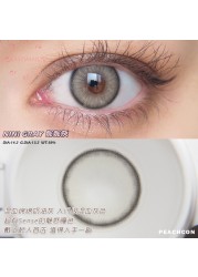 Easy Small Nene Violet Blue Soft Eyes Contact Lenses For Big Eyes Beautiful Pupil Natural Colored 2pcs/pair Prescription Myopia