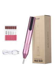 SENIGNOL Portable Electric Nail Machine Wireless Rechargeable Nail Drill for Manicure Pedicure Nail Saw Kit Nail Salon Tool