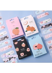 Cute cartoon boxes of waterproof dressing 20 children's hemostatic stick band aid small pure and fresh and breathable wear feet