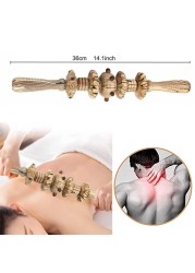 Tcare Wooden Body Foot Massager Device Reflexology Acupuncture Thai Massage Roller Therapy Scrap Meridians Lymphatic Health Care