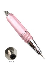 Professional Electric Manicure Machine Stainless Steel Handle 35000RPM Nail Drill Handle Electric Manicure Drill Tool Accessory