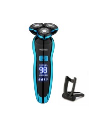 Electric Razor Electric Shaver Rechargeable Shaver For Men Beard Shaving Wet Dry Dual Use Water Proof Fast Shipping