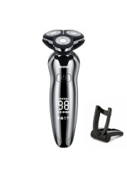 Electric Razor Electric Shaver Rechargeable Shaver For Men Beard Shaving Wet Dry Dual Use Water Proof Fast Shipping