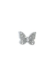 Nail Art Butterfly Jewelry 3D Super Flash Rhinestone Nail Decoration Opal Bow Zircon Rhinestone Butterfly Shape