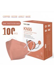 10/20pcs FFp2 Masks Reuse Copper Oxide Ion Kn95 Dust Inactivated Five Layer Fashion Protection Adult Face Mascarillas