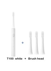 Original Xiaomi Millet Mijia T100 Sonic Mi Intelligent Electric Toothbrush Colorful USB Charging IPX7 Waterproof