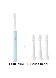 Original Xiaomi Millet Mijia T100 Sonic Mi Intelligent Electric Toothbrush Colorful USB Charging IPX7 Waterproof