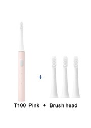 Original Xiaomi Millet Mijia T100 Sonic Mi Intelligent Electric Toothbrush Colorful USB Charging IPX7 Waterproof