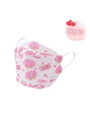 New Dust and Fog Proof Four Layer Protective Color Spunlaced Printed Kawaii Kn95 Age Limit Adult Summer Disposable Mask