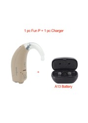 Original Siemens Signia 8 Channels Digital BTE Hearing Aids Fast P Fun P Fun SP Running SP Hearing Aid UV Dryer Charger Earpiece