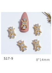 Net Red New Nail Art Jewelry Zircon Star Moon Love Pearl Rabbit Butterfly Chain Nail Decoration Nail Accessories