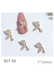 Net Red New Nail Art Jewelry Zircon Star Moon Love Pearl Rabbit Butterfly Chain Nail Decoration Nail Accessories