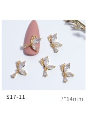 Net Red New Nail Art Jewelry Zircon Star Moon Love Pearl Rabbit Butterfly Chain Nail Decoration Nail Accessories