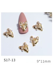 Net Red New Nail Art Jewelry Zircon Star Moon Love Pearl Rabbit Butterfly Chain Nail Decoration Nail Accessories