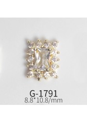 Japanese Zircon Nail Art Color Zircon Gemstone Jewelry Color Love Zircon True Gold Color Nail Decoration