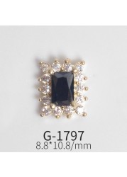 Japanese Zircon Nail Art Color Zircon Gemstone Jewelry Color Love Zircon True Gold Color Nail Decoration