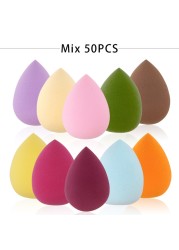 10/20/50pcs Cosmetic Puff Women Foundation Makeup Sponges Beauty Face Cosmetic Blending Sponges Water Drop Shape Makeup Puffs