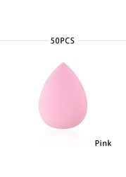 10/20/50pcs Cosmetic Puff Women Foundation Makeup Sponges Beauty Face Cosmetic Blending Sponges Water Drop Shape Makeup Puffs