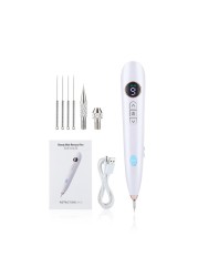 LCD Mole Freckle Removal Pen Wart Removal Spot Plasma Pen Tattoo Black Point Remover Face Body Clean Beauty Skin Care Tool