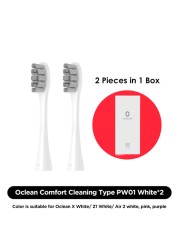 Oclean X Pro Elite/X Pro/F1/Air 2/One 2/4pcs Replacement Brush Heads for Electric Toothbrush Deep Cleaning Toothbrush Heads