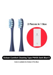 Oclean X Pro Elite/X Pro/F1/Air 2/One 2/4pcs Replacement Brush Heads for Electric Toothbrush Deep Cleaning Toothbrush Heads