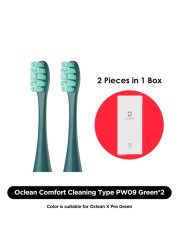 Oclean X Pro Elite/X Pro/F1/Air 2/One 2/4pcs Replacement Brush Heads for Electric Toothbrush Deep Cleaning Toothbrush Heads