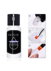 LILYCUTE Nail Extension Gel Clear White Pink UV LED Extension Gel Nail Tips Enhancement Slip Quick Solution Extension Gel