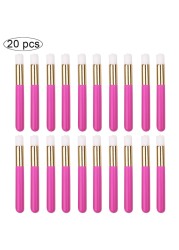 10/20pcs Eyelash Eyebrow Cleaning Brush Nose Blackhead Brushes Clean Brush Lash Shampoo Professional Eyelash Brush Accessories