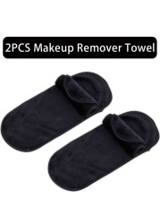 2/5/10pcs Makeup Remover Towel Microfiber Reusable Makeup Cloth Pads Women Face Facial Cleaning Towel Beauty Women Makeup Tools