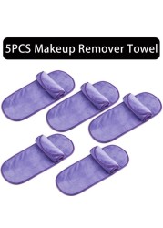 2/5/10pcs Makeup Remover Towel Microfiber Reusable Makeup Cloth Pads Women Face Facial Cleaning Towel Beauty Women Makeup Tools