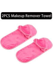 2/5/10pcs Makeup Remover Towel Microfiber Reusable Makeup Cloth Pads Women Face Facial Cleaning Towel Beauty Women Makeup Tools