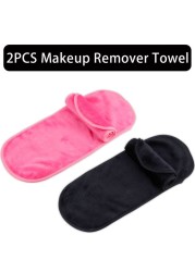 2/5/10pcs Makeup Remover Towel Microfiber Reusable Makeup Cloth Pads Women Face Facial Cleaning Towel Beauty Women Makeup Tools