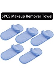 2/5/10pcs Makeup Remover Towel Microfiber Reusable Makeup Cloth Pads Women Face Facial Cleaning Towel Beauty Women Makeup Tools