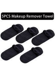 2/5/10pcs Makeup Remover Towel Microfiber Reusable Makeup Cloth Pads Women Face Facial Cleaning Towel Beauty Women Makeup Tools