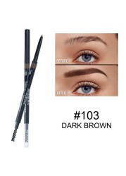 PHOERA 5 Color Natural Long Lasting No Blooming Double Ended Eyebrow Pencil Waterproof Sweatproof No Fading Eyebrow Pen TSLM1