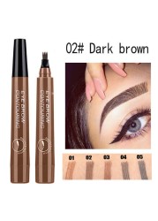 FOCALLURE - 4 Prong Liquid Eyebrow Pencil, Natural Makeup, Waterproof, Durable, Easy to Create Wild, TSLM1