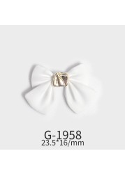 New Zircon Jewelry Bow God Horse Rose Angel Wing Face Pendant Nails Accessories  Christmas Nail Art