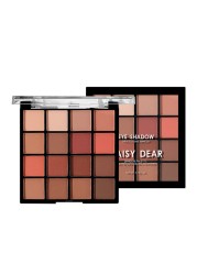 16 Colors Shimmer Matte Eyeshadow Palette Waterproof Long Lasting Eye Shadow Pigment Earth Color Eyes Makeup Cosmetics TSLM1