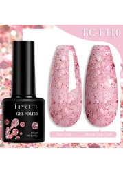 LILYCUTE Thread Shell Nail Gel Polish 7ml Pearl Shell Semi Permanent UV Gel Base Top Coat Popular in Autumn and Winter