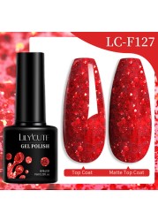 LILYCUTE Thread Shell Nail Gel Polish 7ml Pearl Shell Semi Permanent UV Gel Base Top Coat Popular in Autumn and Winter