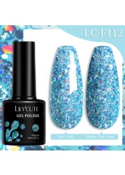 LILYCUTE Thread Shell Nail Gel Polish 7ml Pearl Shell Semi Permanent UV Gel Base Top Coat Popular in Autumn and Winter