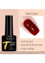 LILYCUTE Thread Shell Nail Gel Polish 7ml Pearl Shell Semi Permanent UV Gel Base Top Coat Popular in Autumn and Winter