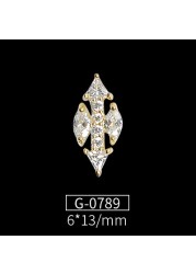 New Nail Art Jewelry Nail Art Zircon Flower Pendant Wild Nail Art Diamond Nail Art Zircon Jewelry G-0783