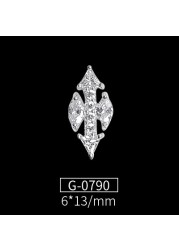 New Nail Art Jewelry Nail Art Zircon Flower Pendant Wild Nail Art Diamond Nail Art Zircon Jewelry G-0783