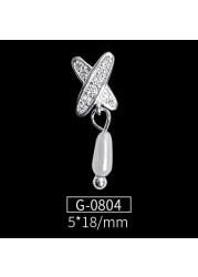 New Nail Art Jewelry Nail Art Zircon Flower Pendant Wild Nail Art Diamond Nail Art Zircon Jewelry G-0783