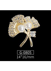 New Nail Art Jewelry Nail Art Zircon Flower Pendant Wild Nail Art Diamond Nail Art Zircon Jewelry G-0783