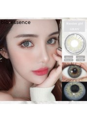 Bio-essence 1 Pair Colored Eye Contact Lenses Blue Lens Green Eye Lens Natural Eye Contact Lens Gray Fashionable Lens