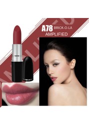 New Matte Lipstick High Quality Metal Tube Bullet Lipstick Lipstick Waterproof Long Lasting Lipstick Lip Makeup Cosmetics