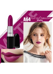 New Matte Lipstick High Quality Metal Tube Bullet Lipstick Lipstick Waterproof Long Lasting Lipstick Lip Makeup Cosmetics