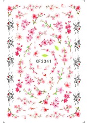 Elegant Daisy Autumn Leaves Nails Art Manicure Back Glue Sticker Decorations Design Nail Sticker Beauty Nails